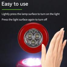 5 pezzi di faretti LED autoadesivi, fascio regolabile a 120°, luce sensore per pensili/armadi, a batteria (batterie non incluse), illuminazione senza fili per corridoio e scale