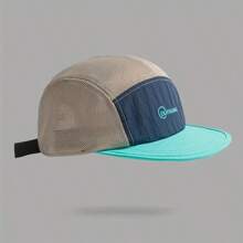 1 Peça Boné de Rede de Secagem Rápida e Respirável com Splice, Boné de Beisebol para Esportes ao Ar Livre, Boné Snapback com Contraste de Cores e Proteção Solar