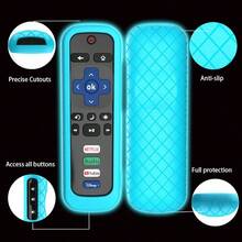 Cover For Roku Stick Remote Case Compatible With Hisense TV Controller Silicone Sleeve For  Smart TV Control Holder Glow In The Dark Blue - 天藍 - 查看 4