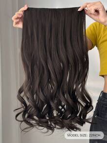 5 lọn tóc nối kẹp dài 22 inch, màu vàng ánh nâu đậm, dành cho nữ. - màu nâu - Xem 3