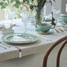 8 Pack Tablecloth Clips Stainless Steel Table Cover Non-Slip Fixing Clips Kitchen Tablecloth Clips Home Tablecloth Non-Slip Fixers Clear Plastic Tablecloth Clips Suitable For Wedding Parties And Family Dinner Tablecloth Fasteners Kitchen And Restaurant Hotel Essential Gadgets - Multicolor - View 3