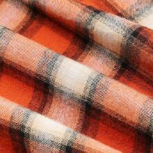 Back To School Essentials Gothic Plaid Mini Skirts For Women Short High Waist Plaid Skirts - Orange Beige - 查看 6