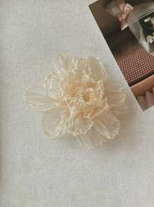 3 buc/1 buc agrafe de păr elegante din organza pentru femei, 3,62 in/9,2 cm roz/verde mentă/bej, accesorii de păr drăguțe în stil stradal, pentru purtare zilnică, machiaj, baie, naveta, vacanță, școală, petrecere, cadou, agrafe cu gheare, gheare de păr, agrafe de păr, agrafe de păr, agrafă de păr tip aligator, lucruri școlare