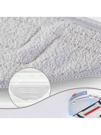 Wipes Roborock S8 S8+ S7 S7+ /S7 MaxV/S7 MaxV Plus/S7 Ultra/S7 Pro Ultra/S7/S7+ T7 T7+ T7S +Robot Stofzuiger Cleaner, Zilver Ion Microfibre VibraRise Wiping Cloth Accessories view 6