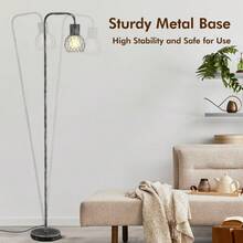 Local Delivery Industrial Floor Lamp, Antique Silver Standing Lamp Modern With 6W LED Bulb, Foot Switch, Metal Tall Lamps For Living Room, Bedroom Vintage Minimalist Farmhouse Design – Vintage Lighting, Modern Floor Lamp, Farmhouse Decor - Antique Silver Industrial Floor Lamp - View 6