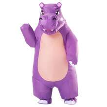 Adult Inflatable Hippopotamus Costume, Suitable For Role-Playing Parties, Full Body Inflatable Hippopotamus Costume, Halloween Costume