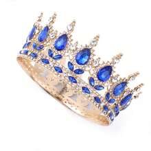 1 chiếc vương miện pha lê lớn sang trọng dùng để trang trí bánh sinh nhật. - Nhiều màu - Xem 3
