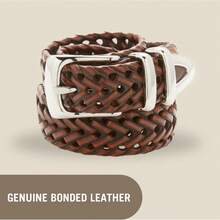 Cinturón trenzado portafolio Cinturón para Hombre - Marrón - Ver 6