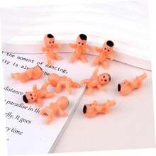 迷你塑料装饰物，1 英寸微型雕塑，国王雕塑装饰物，适用于冰块游戏、派对装饰、淋浴派对和 DIY 工艺品 - 彩色 - 查看 4