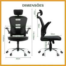 Office Chair - 黑色 - 查看 9
