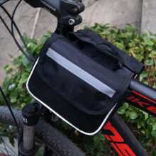 1 sztuka torba rowerowa na tylną oś, anty-rozpryskowe akcesoria narzędziowe, tylna poduszka na siedzenie, torba na sprzęt rowerowy, torba na telefon komórkowy, rower górski, trzy w jednym, pierwsza torba na rower, torba na dętkę, torba na górną rurę, torba na siodło z torbą na telefon komórkowy