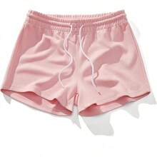 Mens Booty Shorts 3 Inch Inseam Athletic Workout Short Shorts For Men - Pink - View 1