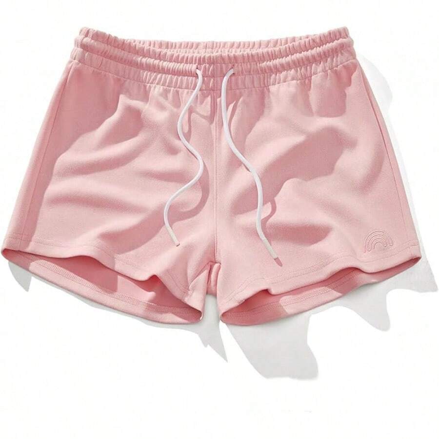 Mens Booty Shorts 3 Inch Inseam Athletic Workout Short Shorts For Men - Pink - View 1