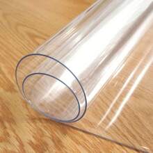 1.0mm Thick Transparent PVC Table Cover, High Quality Scratch-Resistant & Heat Resistant Table Cover, Protective Desk Mat, Suitable For Home, Hotel, Dining Table, Coffee Table, Household Use, Sea Freight, HOHOHJIE, School Supplies, Back To School