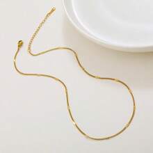1/5/10 pièces Colliers chaîne minimalistes brillants, colliers chaîne à lèvres en acier inoxydable haute tenue de couleur, convenant au superposition, à l'assortiment quotidien et au DIY