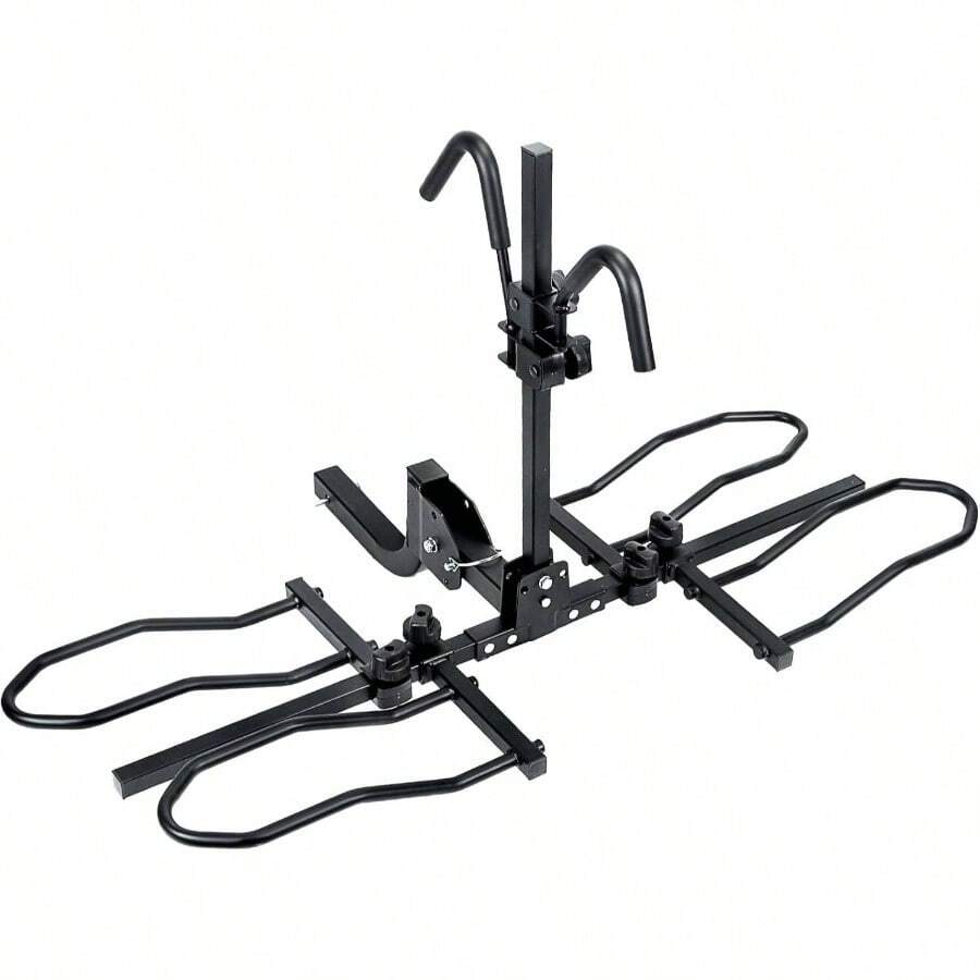 2Bike Rack Itch Mount Platform  Bike Racks For Bikes, Electric EBikes, Fat Tire, Bikes And M, Tilting Folding EBike Rack For Trailer Car SUV Pickup Truck RV   2 Inch Reiver