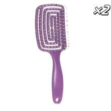 5 Stück/3 Stück/2 Stück/1 Stück Damen Kamm mit Cut Out Kristall, flauschiger hoher Kamm, mit glänzender Dekoration, transparente Haarbürste, Nylonborsten, ABS-Kunststoffgriff, kreisförmiges Hohldesign, Körperpflegeprodukt, Haarstylingmassagegerät für langes Haar, geeignet für feuchtes und trockenes Haar, normaler Haartyp