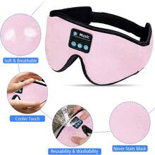 HITOZON 3D Sleep Eye Mask Headphones Wireless - Ultra-Thin HD Stereo Speakers, Comfort For Sleeping, Travel, Yoga & Meditation (Unisex) - one-size - View 6