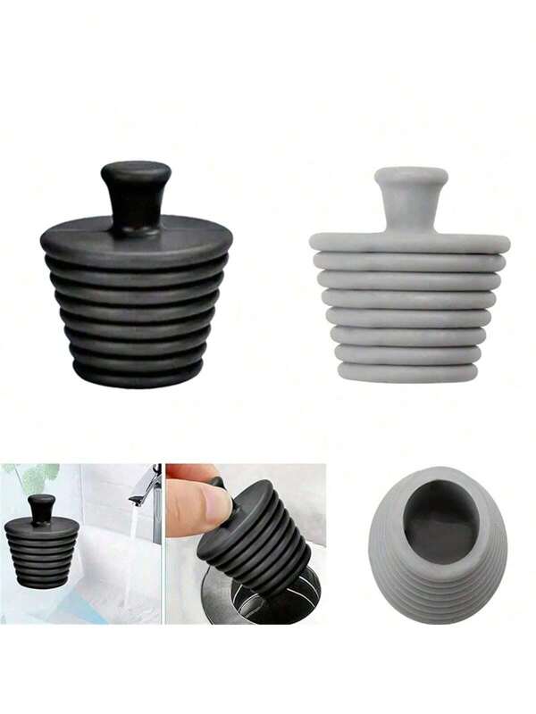 IPC Silicone Bathtub Plug, Bathroom Silicone Sink Plug, Conical Screw Plug, Pipe Drain Plug, Sealing Plug