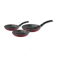 JUEGO DE SARTENES TRAMONTINA ANKARA 3 PIEZAS ROJO 32300-448