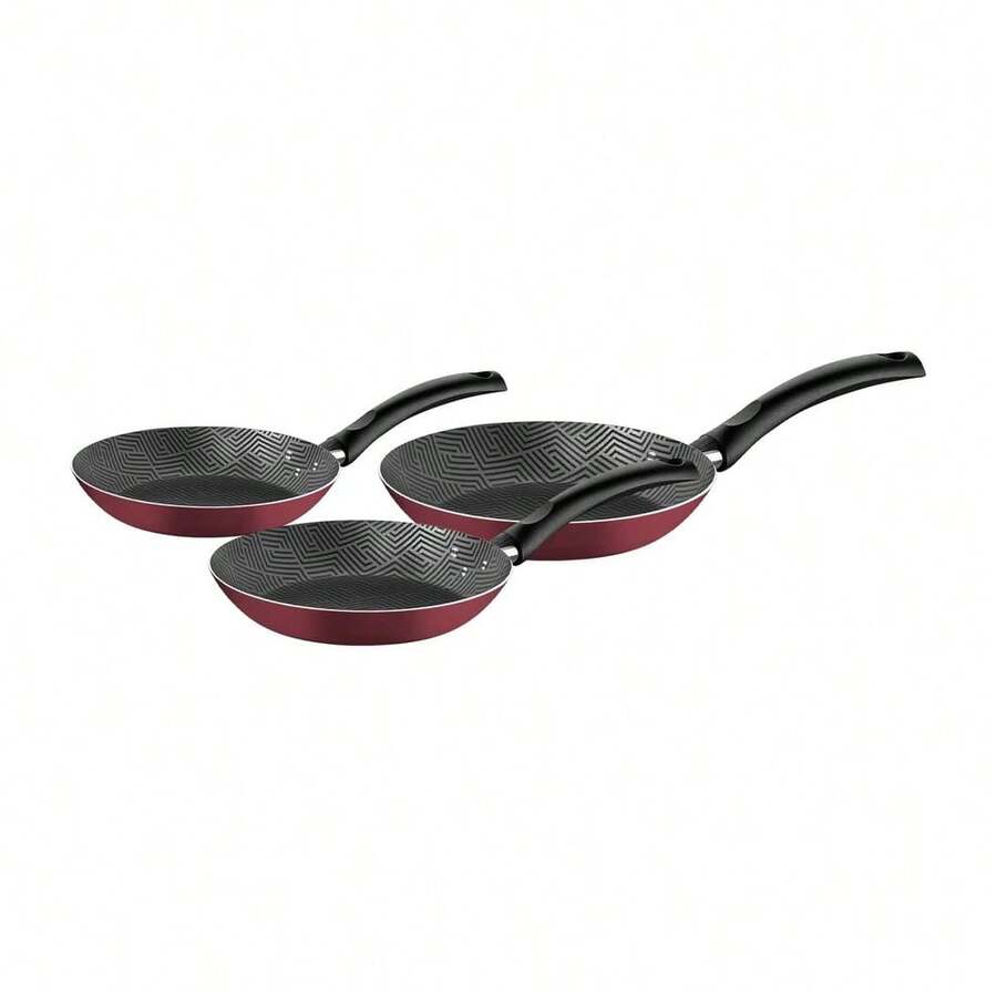 JUEGO DE SARTENES TRAMONTINA ANKARA 3 PIEZAS ROJO 32300-448