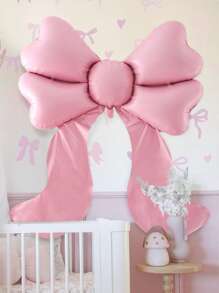 1 Stück 150 cm extra großer rosa Schleifenballon, mittelgroßer matter hellrosa Schleifenfolienballon, für Schleifen Dekoration, Geburtstag, Valentinstag, Hochzeit, Fotoshooting Dekoration, Prinzessin Geburtstagsparty, Bridal-Shower, Junggesellinnenabschied, Jahrestag