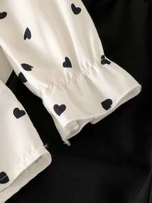 3 件套年轻女孩优雅无袖背心，带荷叶边袖衬衫和裤子套装，春秋季