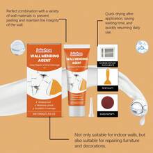 1套墙面修补膏，钉孔修补，剥落，开裂，钉孔，墙洞墙面修补膏，白色家用腻子膏，防霉无味墙面修补膏 - 多款式 - 查看 6
