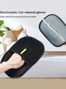 1 Guante quitapelos estático para mascotas, cepillo de doble cara, herramienta eficiente de belleza y eliminación de pelo, herramienta reutilizable de eliminación de pelo, guantes esenciales para el cuidado de mascotas, adecuado para limpiar, eliminar pelo, limpiar alfombras, sofás