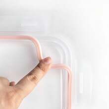 20 Pieces Glass Meal Prep Containers With Steam Vent, Food Storage Containers With Airtight Lids, For Home Kitchen Office Lunch Portion Control (10 Containers+10 Lids), Freezer And Refrigerator - 粉色 - 查看 5