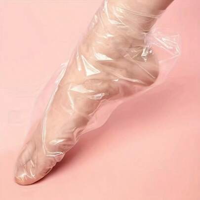 100/200/300/400-Paquete de bolsas desechables para baño de pies transparentes, para pedicura, eliminación de piel seca, cubiertas de pie de plástico transparente desechables, calcetines hidratantes de PE sin aroma para el cuidado de los pies, bolsas de pie desechables transparentes, herramientas de cuidado de los pies, mascarillas hidratantes para los pies, sin aromas, belleza y cuidado personal, cuidado de manos y uñas, cuidado de los pies, manguitos hidratantes para los pies