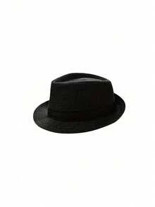 Gentleman's Hat, Suspenders, Glasses, Costume Set, Suitable For Daily Wear, Events, Parties, Stage Performance - Black - View 7