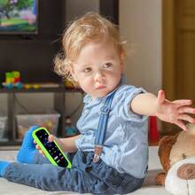 2 Pack Remote Case Battery Cover For  Roku Smart TV Steaming Stick Remote Silicone Protective Controller Universal Sleeve Skin Glow In The Dark Blue And Green - GreenandSky - View 3