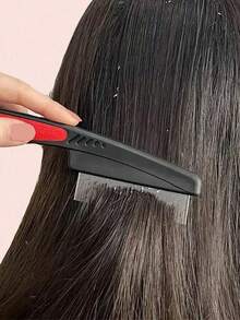 1件装 便携式头皮深层清洁梳，牙齿去屑梳，长柄美容梳，猫咪去毛梳，狗狗去毛工具，多功能梳子 - 彩色 - 查看 7