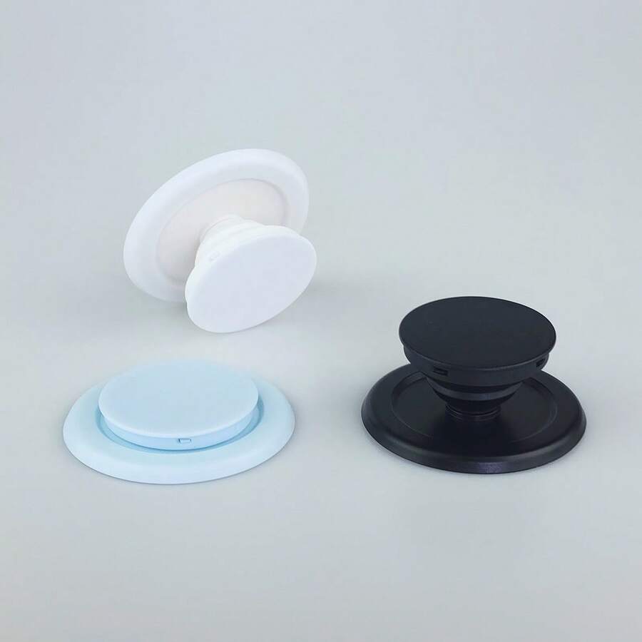 Magnetic Air Cushion Stand, Solid Color Adjustable Foldable Magnetic Desk Phone Stand