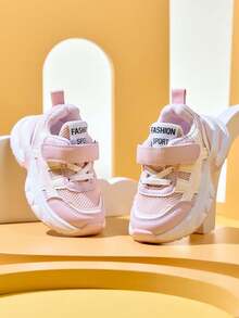 1 双男女款网眼休闲厚底运动鞋，带钩环扣，易于穿着，衬里舒适，适合春秋季节