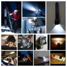 P13.5S PR2 大功率 LED 手电筒灯泡，DC 3V、DC4-26V 4.5V 6V 9V 12V 18V LED 升级灯泡，适用于 Maglite，3W 247LM 6000K 亮白，LED 转换套件，适用于 3 4 5 6 C/D 手电筒嵌入式照明