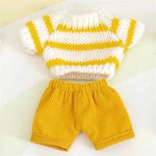 17厘米娃娃服装，这套包含毛衣和裤子，是完美的生日礼物，也适合青少年娃娃嘉年华派对用品玩具（仅包含服装）。 - 彩色 - 查看 5