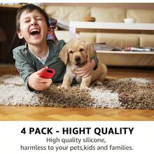 4 Pack Case For Roku Remote Cover For Hisense  Roku TV Steaming Stick Express Silicone Protective Controller Universal Replacement Sleeve Skin Glow In The Dark Pink Green Blue With Lanyards - 4 件裝(夜光藍+夜光綠+夜光粉+紅) - 查看 5