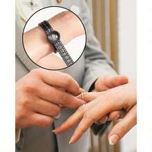 Ring Sizer With Magnifier - Adjustable Plastic Ring Sizing Tool, Precise Finger Measurement, Clear Readings And Secure Fit - Home Jewelry Sizing Guide, Wedding Ring Sizer, Durable Round Gauge - 1pcs - View 4