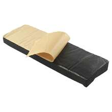 Protector de pared de garaje, parachoques de esquina de borde de espuma, protector de esquina de pared de espuma, pegatina de coche para estacionamiento, protección de puerta antiarañazos, 4 Uds. - Negro - Ver 3