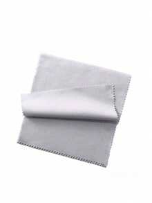 100 peças de pano de polimento de joias de prata de cor sólida, pano de limpeza de joias antioxidação, pano de limpeza de relógios - Rosa - Ver 3