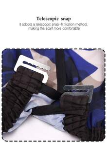 1pc Vintage Patterned Barber Gown, Salon/Hairdresser Styling Apron, Professional Size With Buttons, Unisex For Hairstylist,Back To School,Travel Holiday Essentials,Hair Accessories For Women - Multicolor - View 4