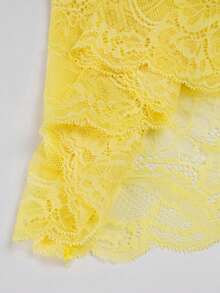 Women's Halter Neck Lace Tops Sleeveless Open Back Slim Fit Flower Cami Tops Summer Shirts