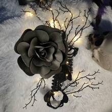 30cm/40cm/50cm Halloween Background Decorative Flowers Big Foam Rose Artificial Flowers Wedding Decoration With Stage Props Diy Home Decoration Artificial Flowers Wreath