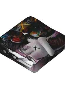 Kawss Kawaii Kaw Animation Theme Flannel Blanket - ,Print Blanket Living Room, Sofa And Travel - Gorgeous Mixed Color Gifts For Friends And Family, Double-Layer Blanket Comfortable Bedroom Decoration