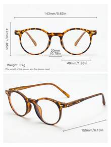 Top Brand Classics Style Hand-Made Round Acetate Glasses For Men Women Retro Optical Eyeglasses Frame Men Accessories - Nhiều màu - Xem 6