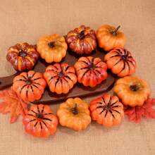 Decoración de calabaza multicolor de espuma simulada - Verduras simuladas DIY para decoración otoñal, Halloween, Acción de Gracias, fiestas en el hogar