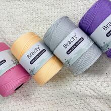 2 Pcs High-Quality Chunky Hollow Yarn - Soft, Durable And Breathable, Suitable For DIY Crochet, Knitting And Sewing Projects - Multifunction Craft Yarn In Various Colors, Total Weight 16.23oz (460g) - Multicolor - View 6
