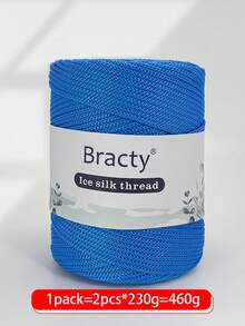 2 Pcs High-Quality Chunky Hollow Yarn - Soft, Durable And Breathable, Suitable For DIY Crochet, Knitting And Sewing Projects - Multifunction Craft Yarn In Various Colors, Total Weight 16.23oz (460g) - Multicolor - View 13